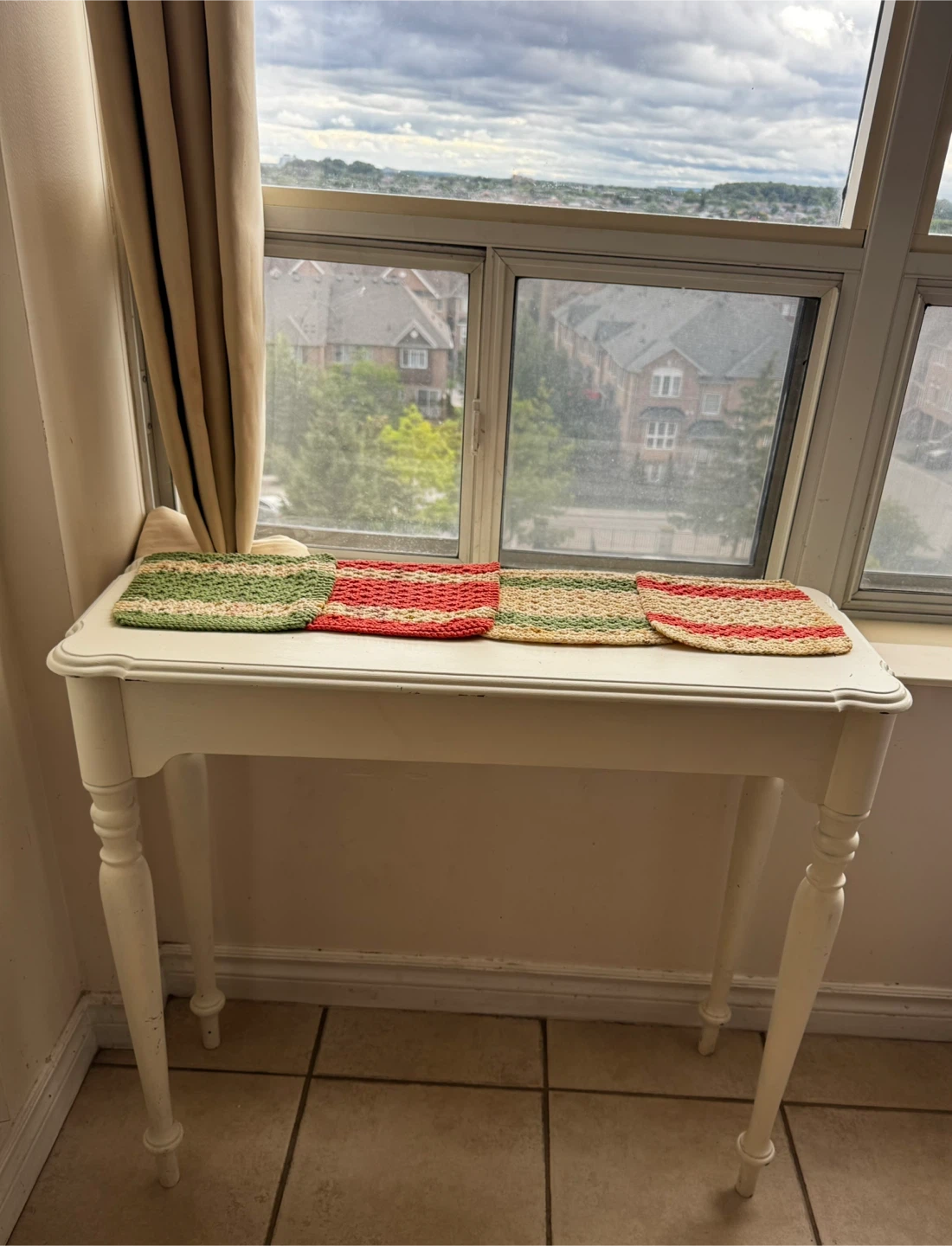 White Console Table