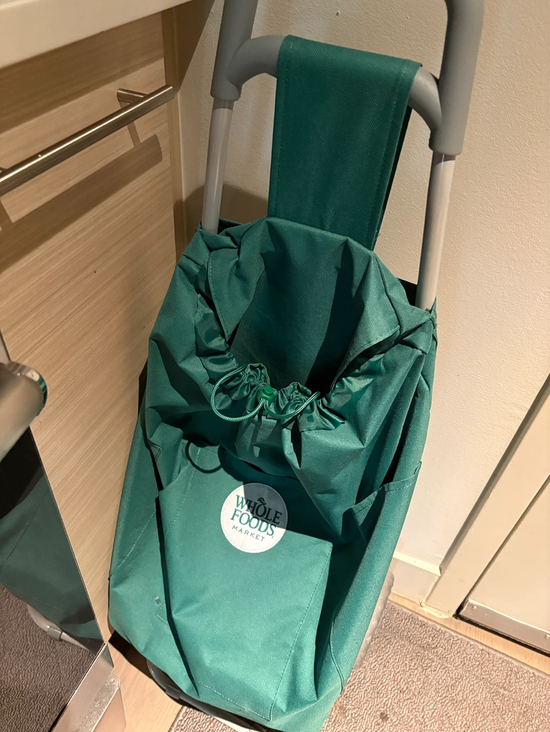 Whole Foods Market Green Shopping Trolley Bag