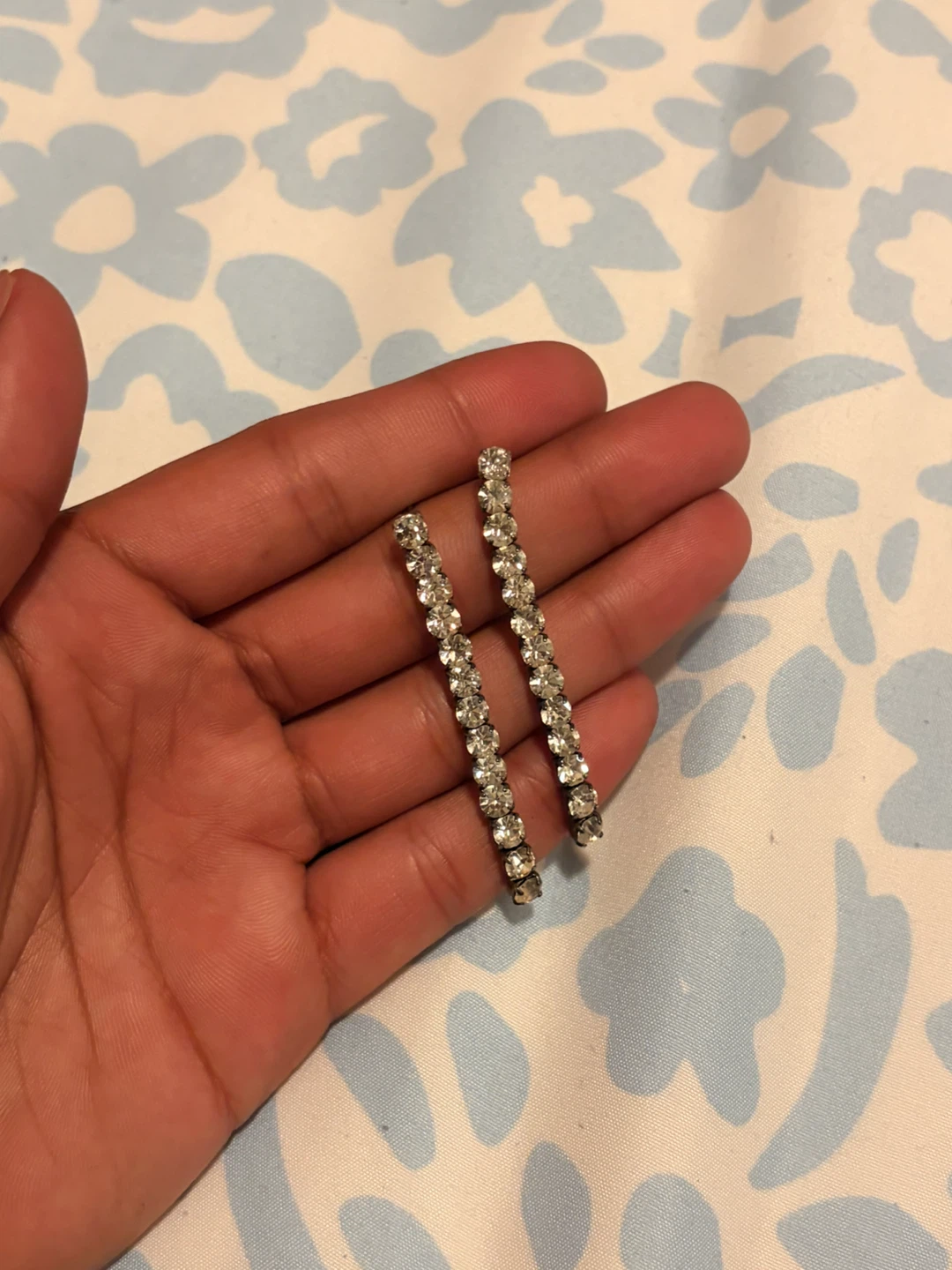 Long stone earrings