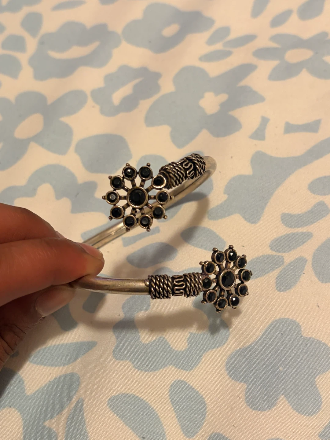 Black flower bracelet for sale