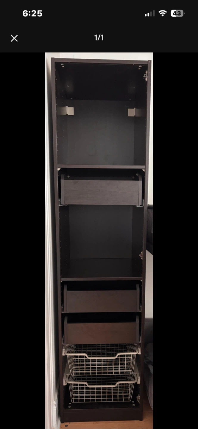 Moving Sale - IKEA PAX unit - black and brown