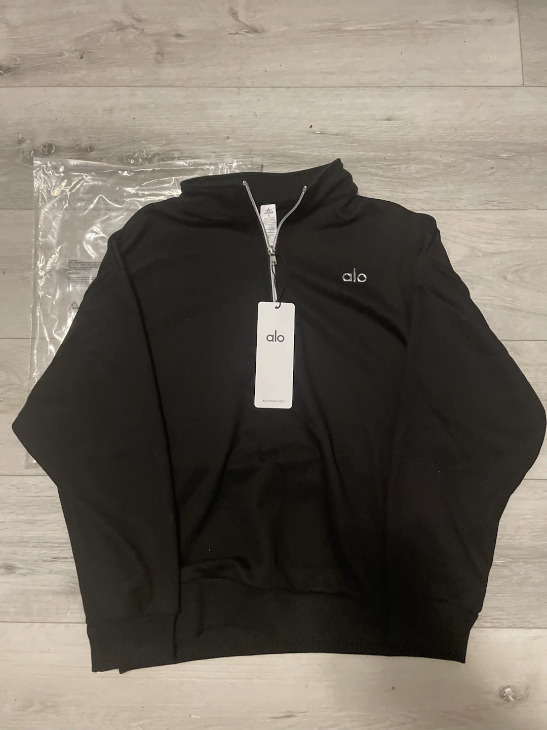 Alo Quarterzip Black