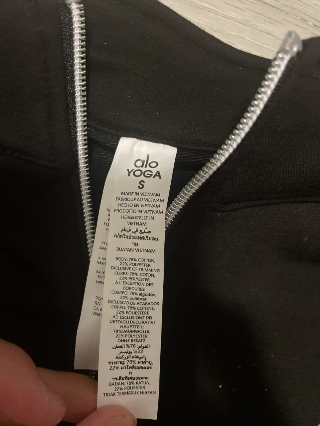 Alo Quarterzip Black - photo 5