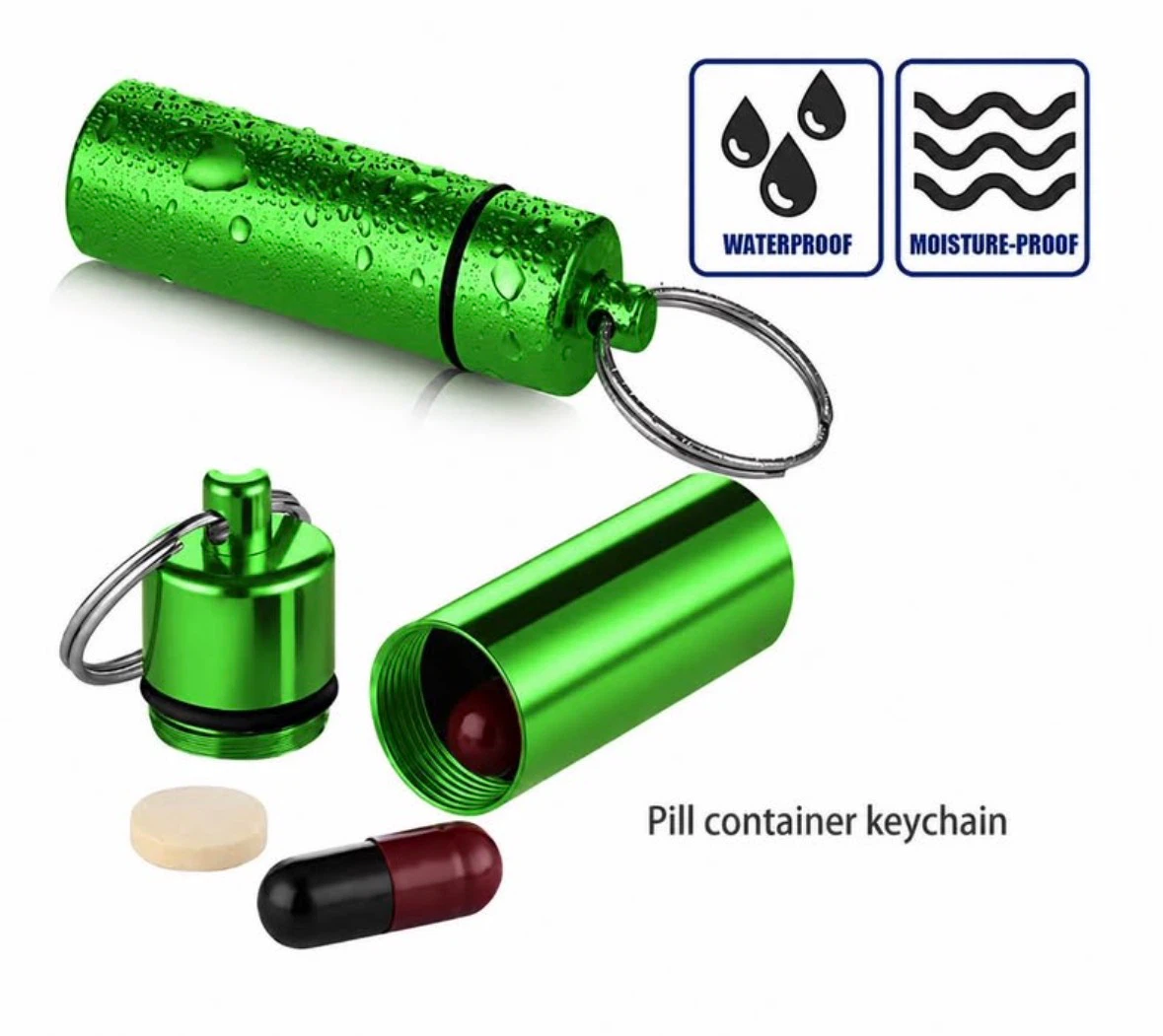 4 Packs Aluminum Pill Box Case - photo 4