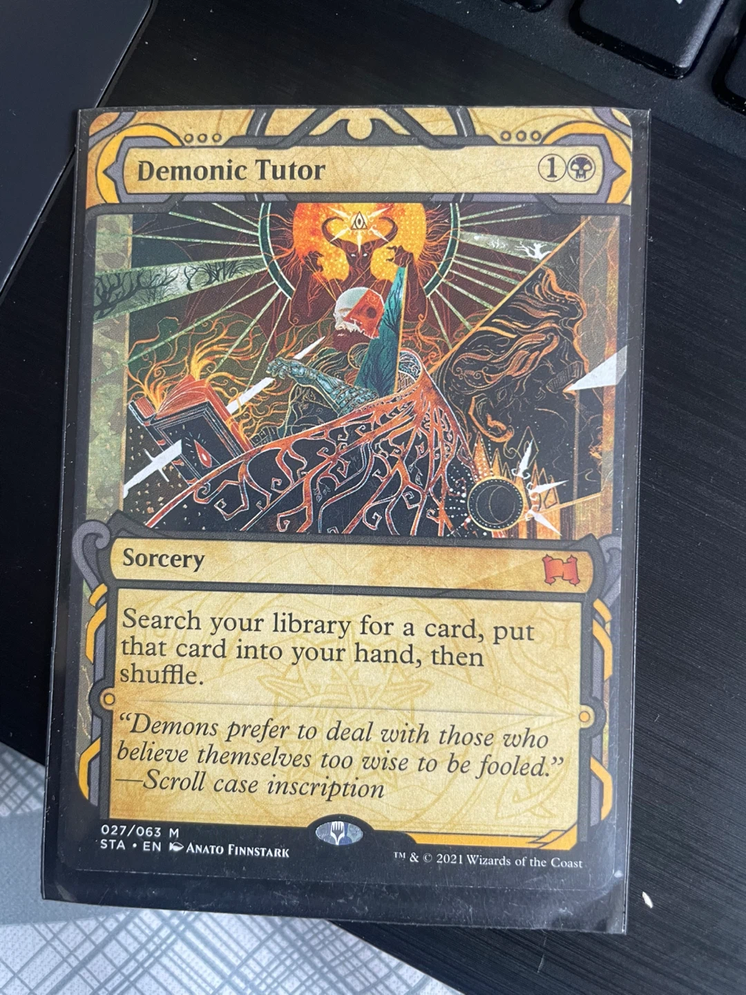 Demonic Tutor Magic: The Gathering Card
