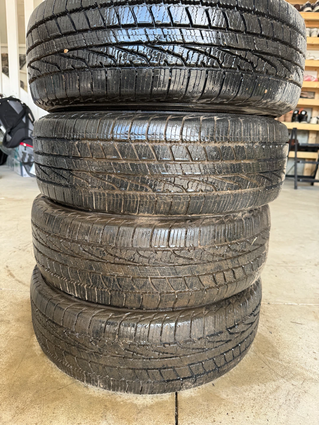 195/65r15 good year assurance weather ready set of 4 tires - photo 5