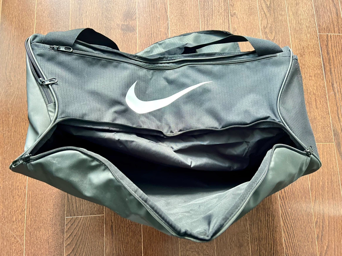 Nike Brasilia Duffel Bag - Black/White - 60 L - photo 2