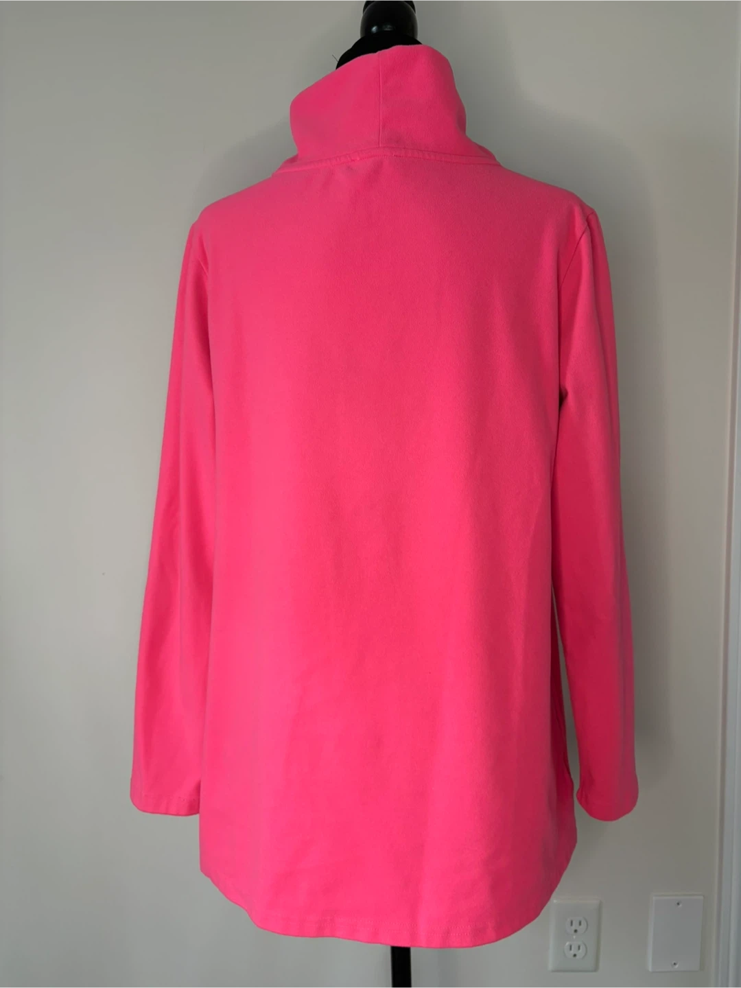 L a Bright Fleece Pink Tunic Top with Turtleneck (Super warm) - photo 3