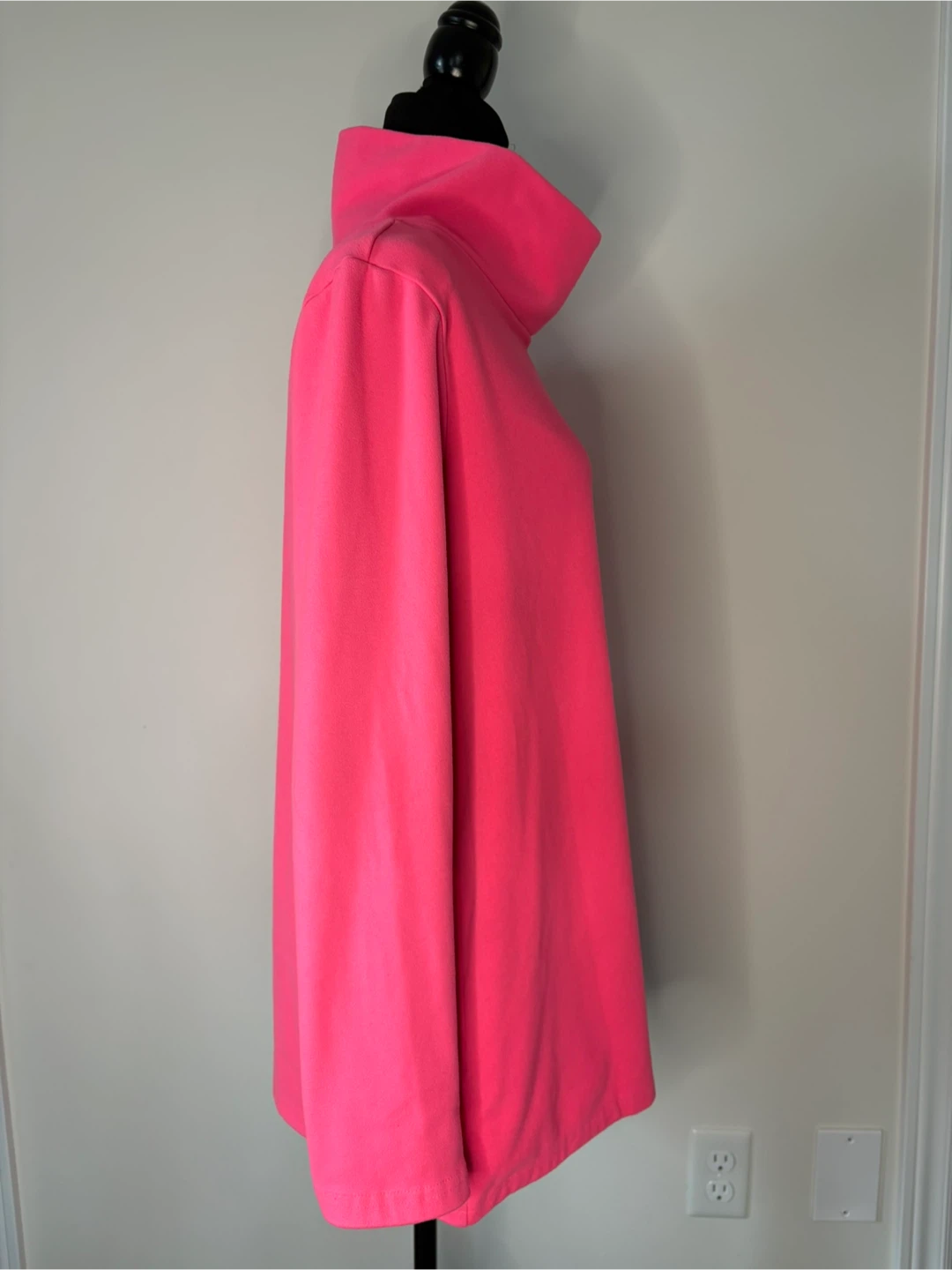 L a Bright Fleece Pink Tunic Top with Turtleneck (Super warm) - photo 4
