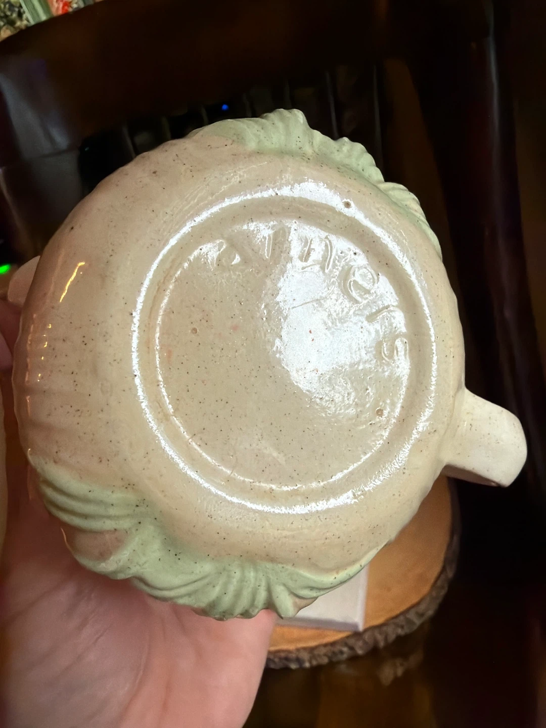 Vintage Arnels Mushroom Ceramic Pitcher and Creamer Set - photo 4