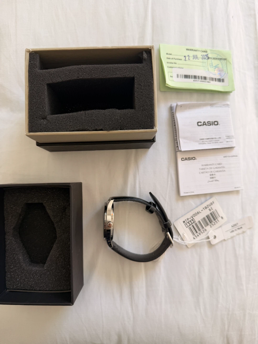 Casio watch -MTP-V006L-1B2, Men’s watch
