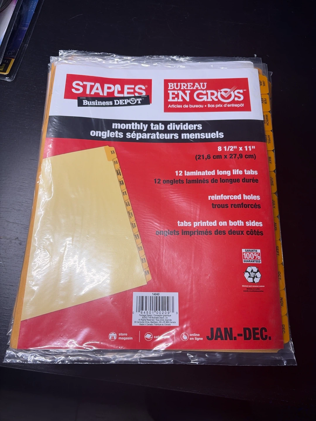 Tab dividers