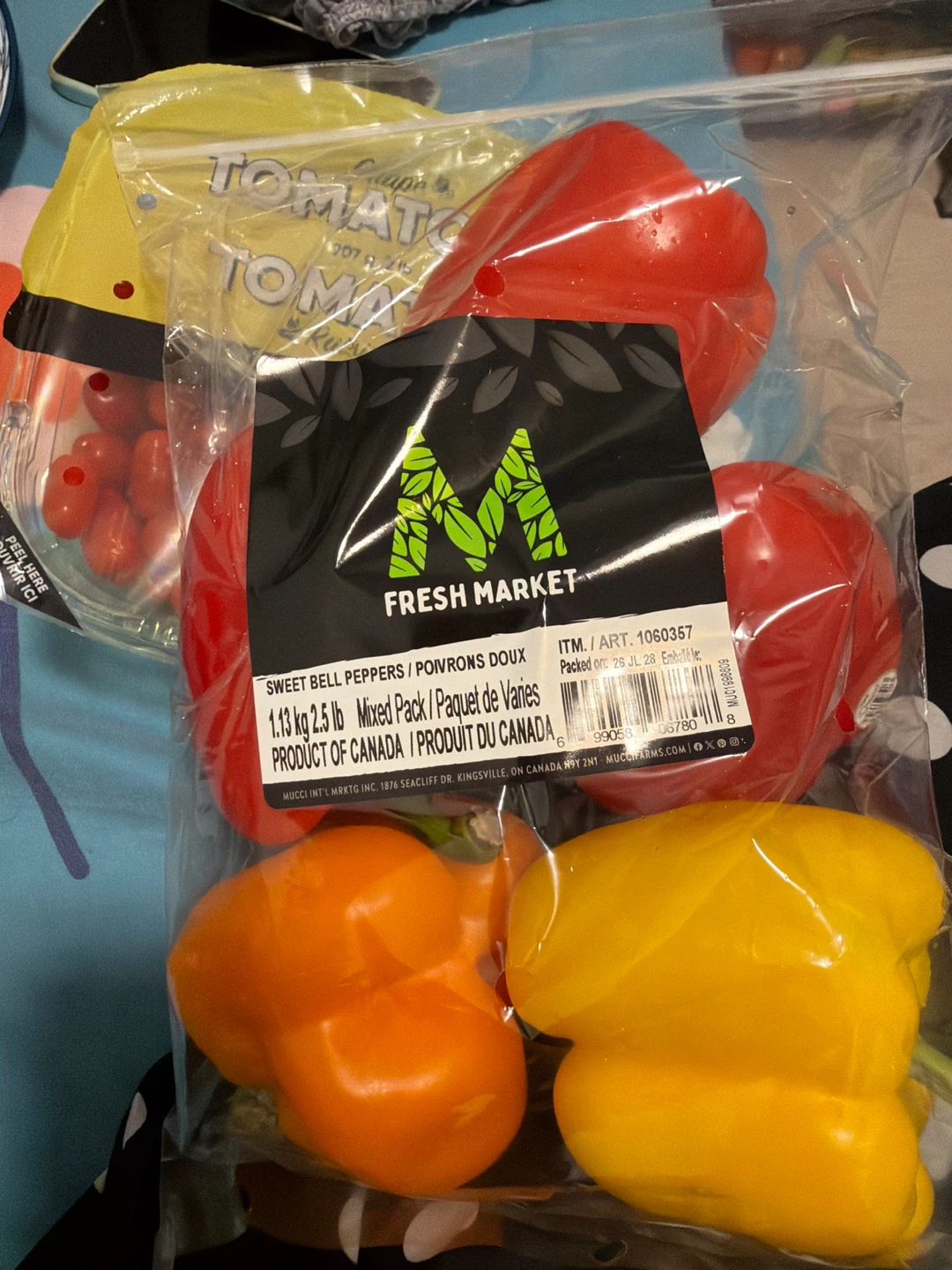 Nee bag of peppers
