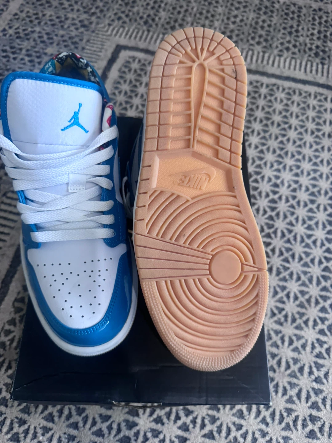 Air Jordan 1 Low Laser Blue Size 9(2021) - photo 3