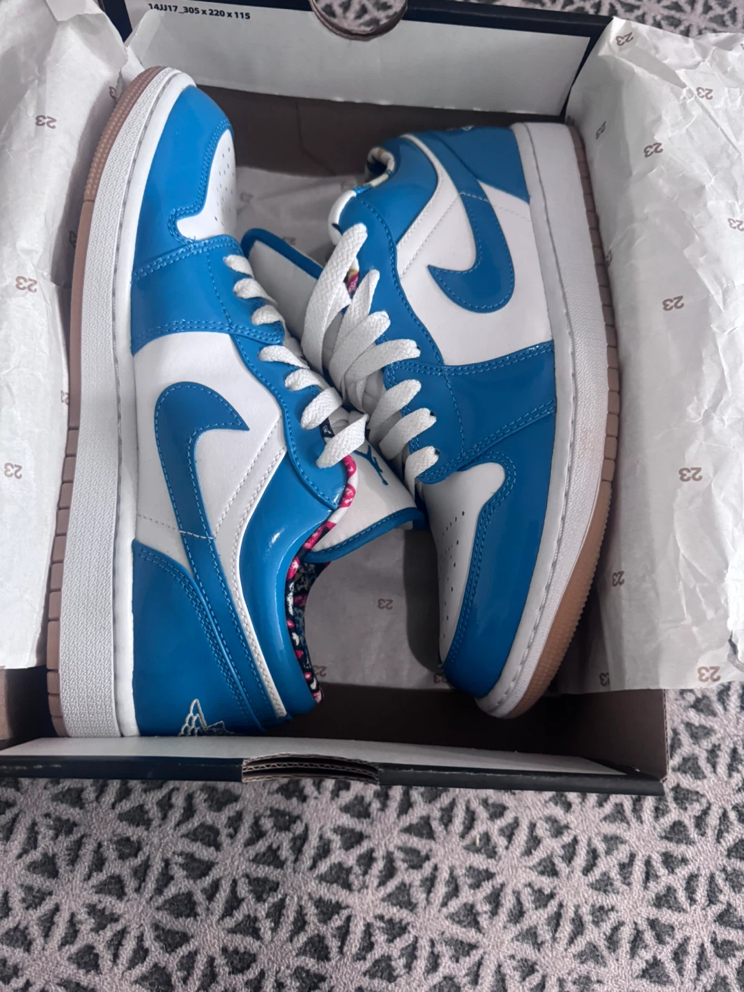 Air Jordan 1 Low Laser Blue Size 9(2021) - photo 5