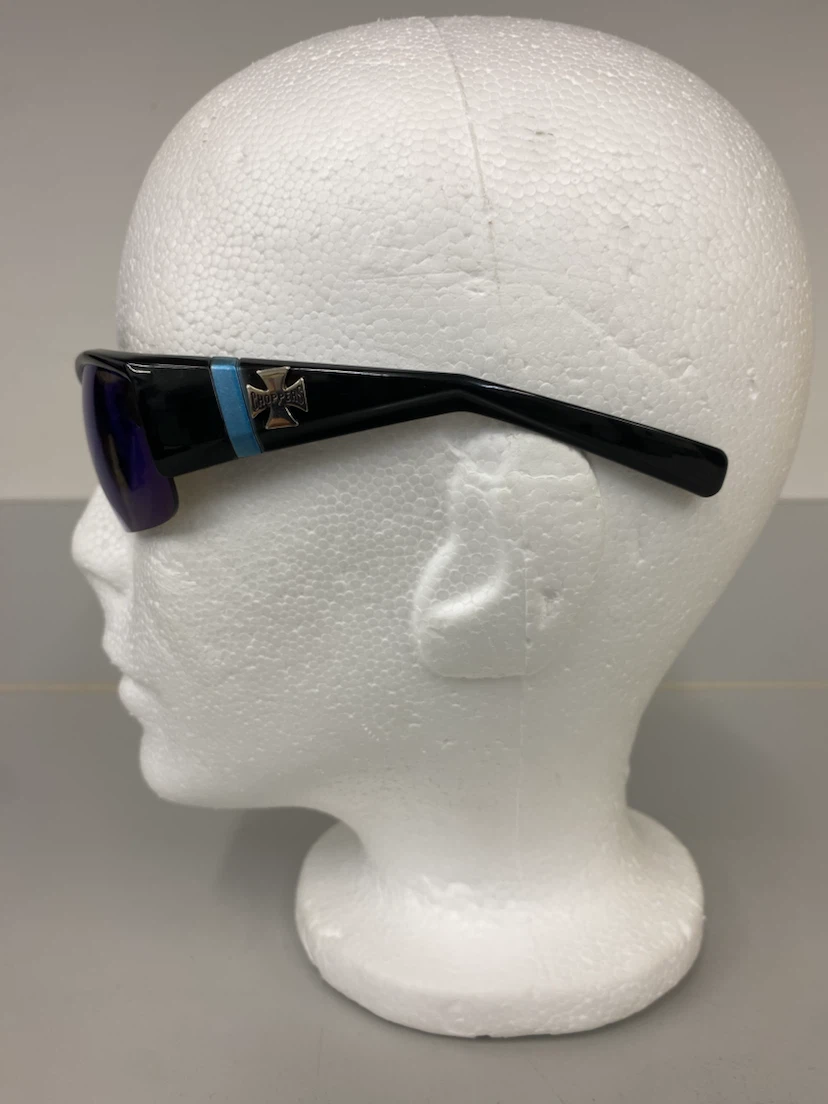 Choppers Half-Frame Biker Wrap Around Sunglasses *Medium Frame - photo 3
