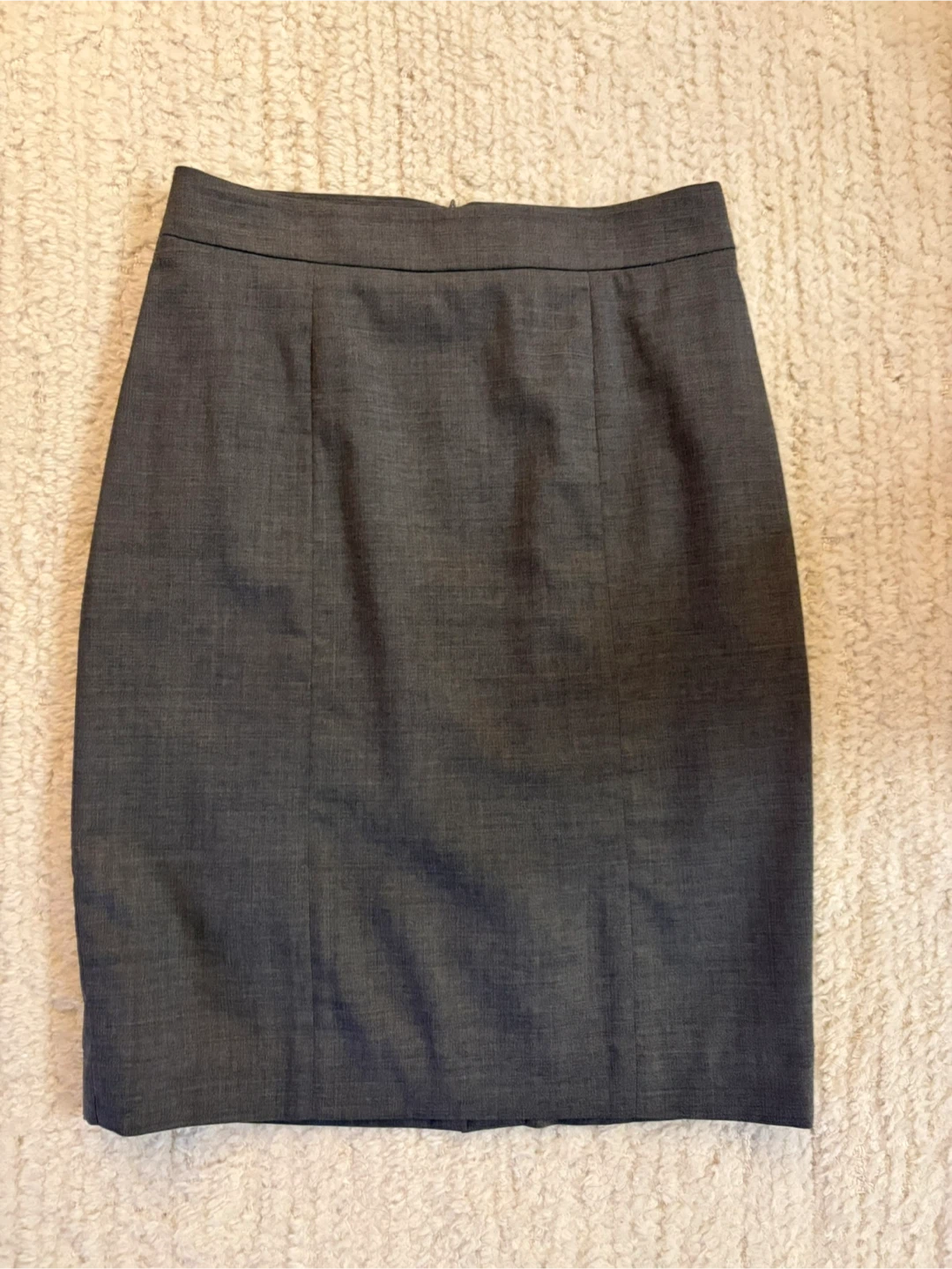 Club Monaco Tropical Italian Wool grey pencil skirt size 00