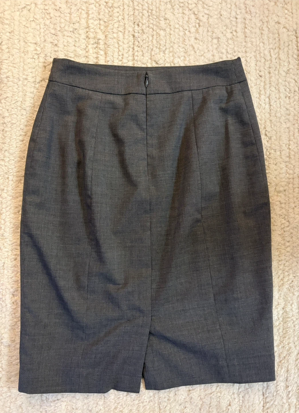 Club Monaco Tropical Italian Wool grey pencil skirt size 00 - photo 3