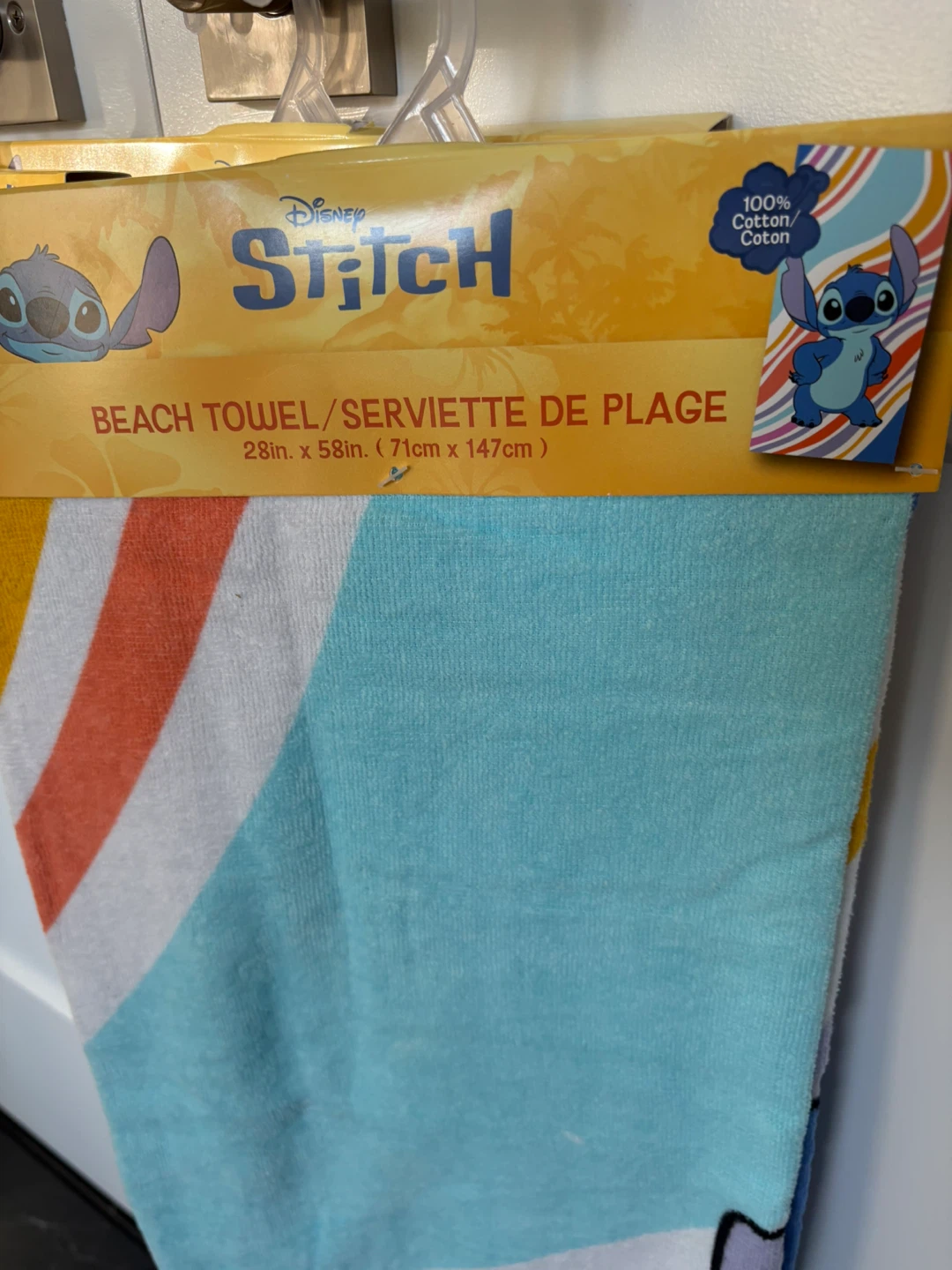 Disney Stitch Beach Towel 28" x 58" - photo 3