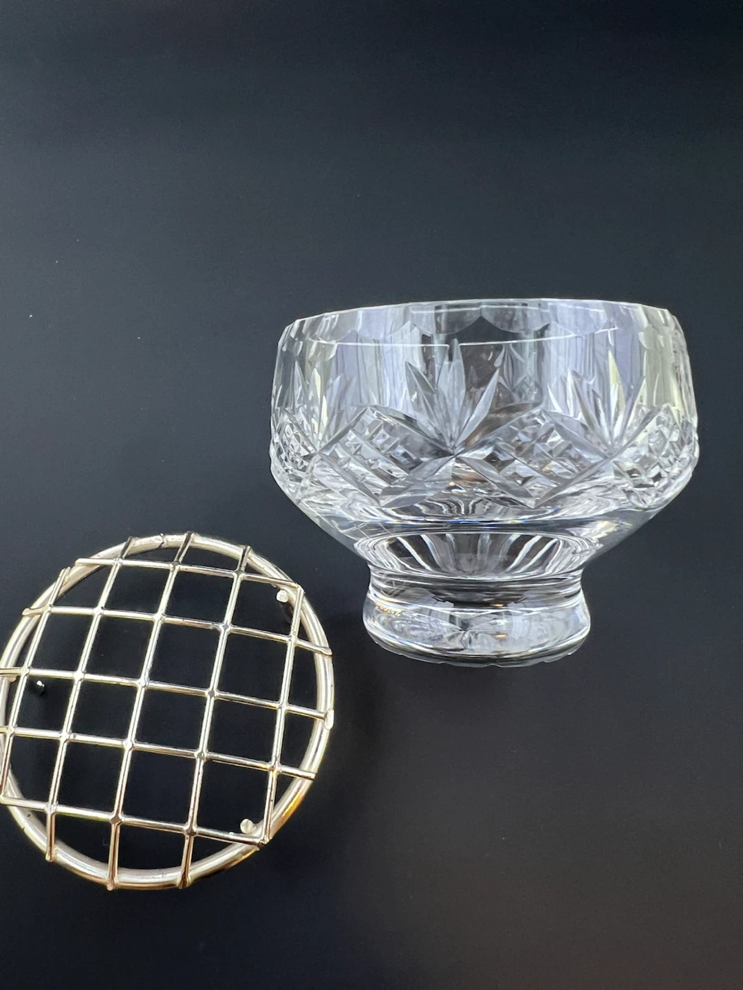 Vintage Edinburgh Crystal Rose Bowl/Flower Frog - photo 4
