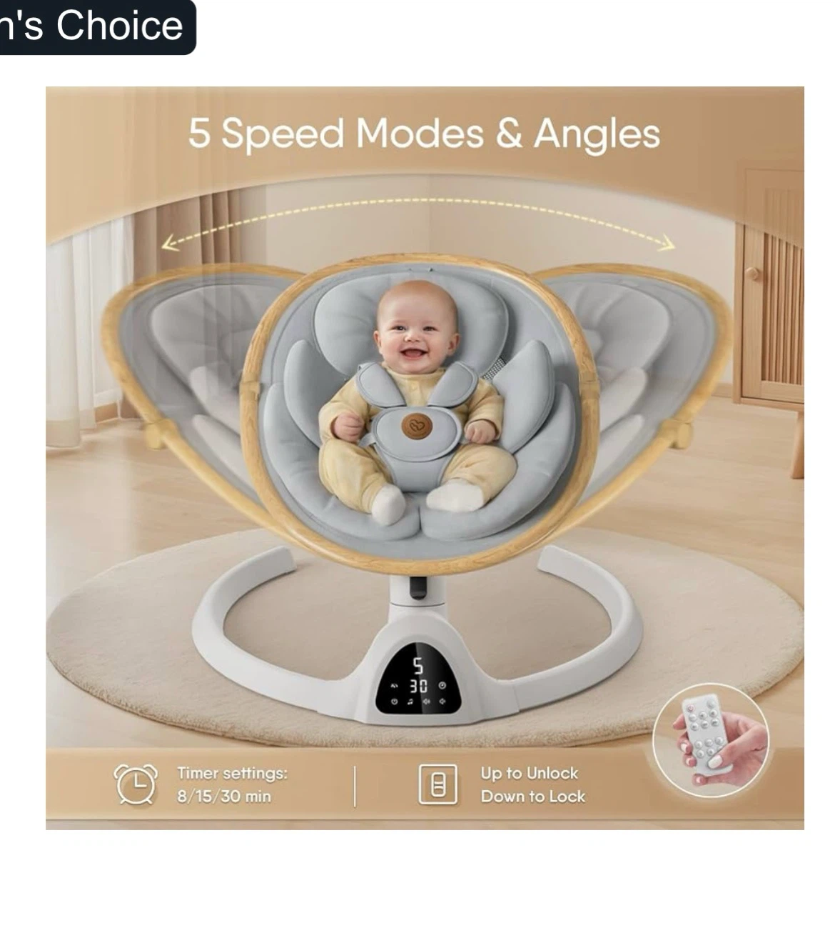 Baby swing - photo 3