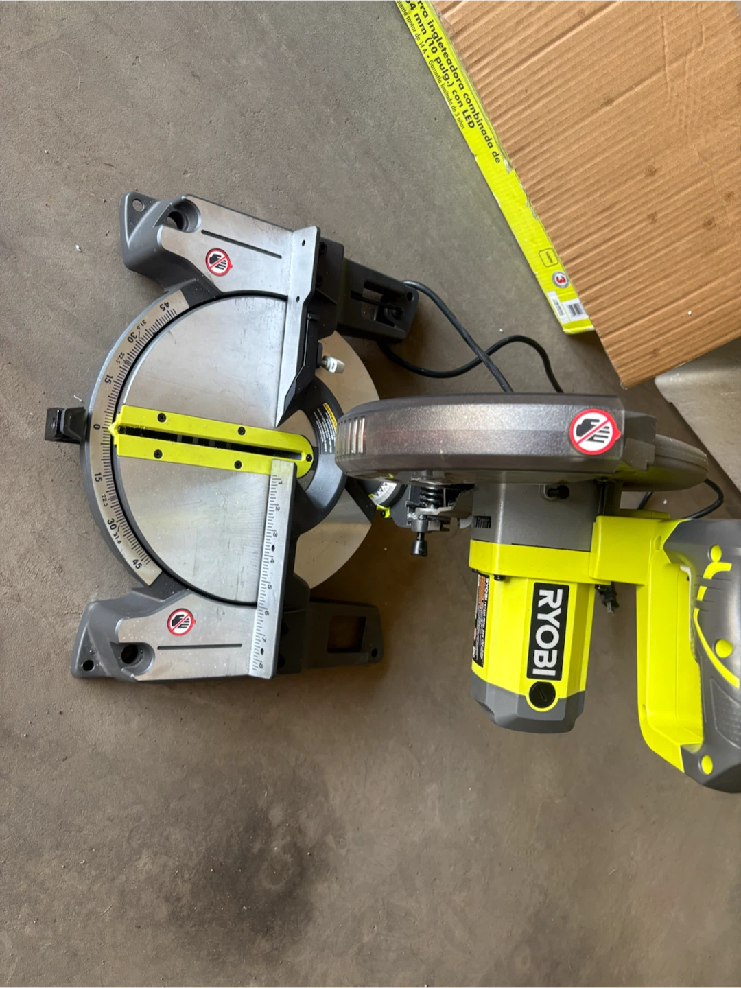 Ryobi 10” corded mitre saw & stand - photo 3