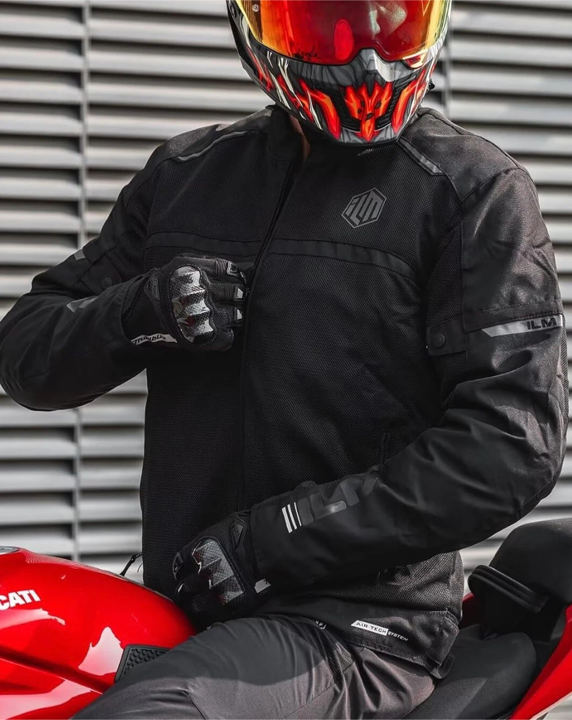 ILM Motorcycle Jacket Size Lg