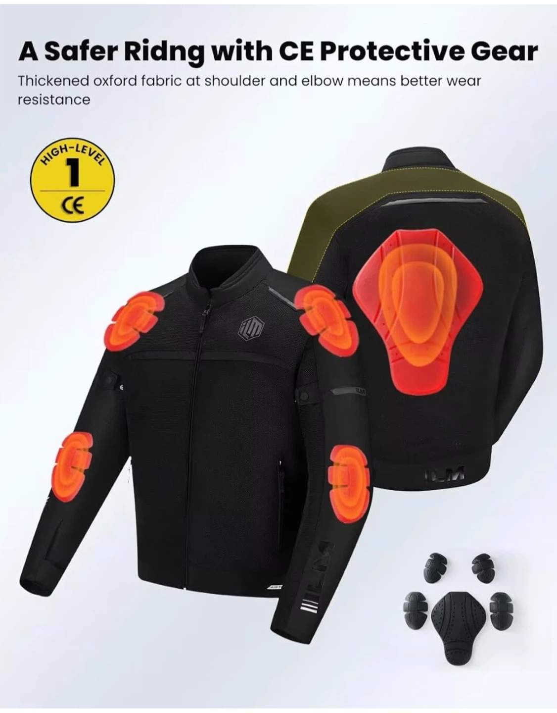 ILM Motorcycle Jacket Size Lg - photo 3