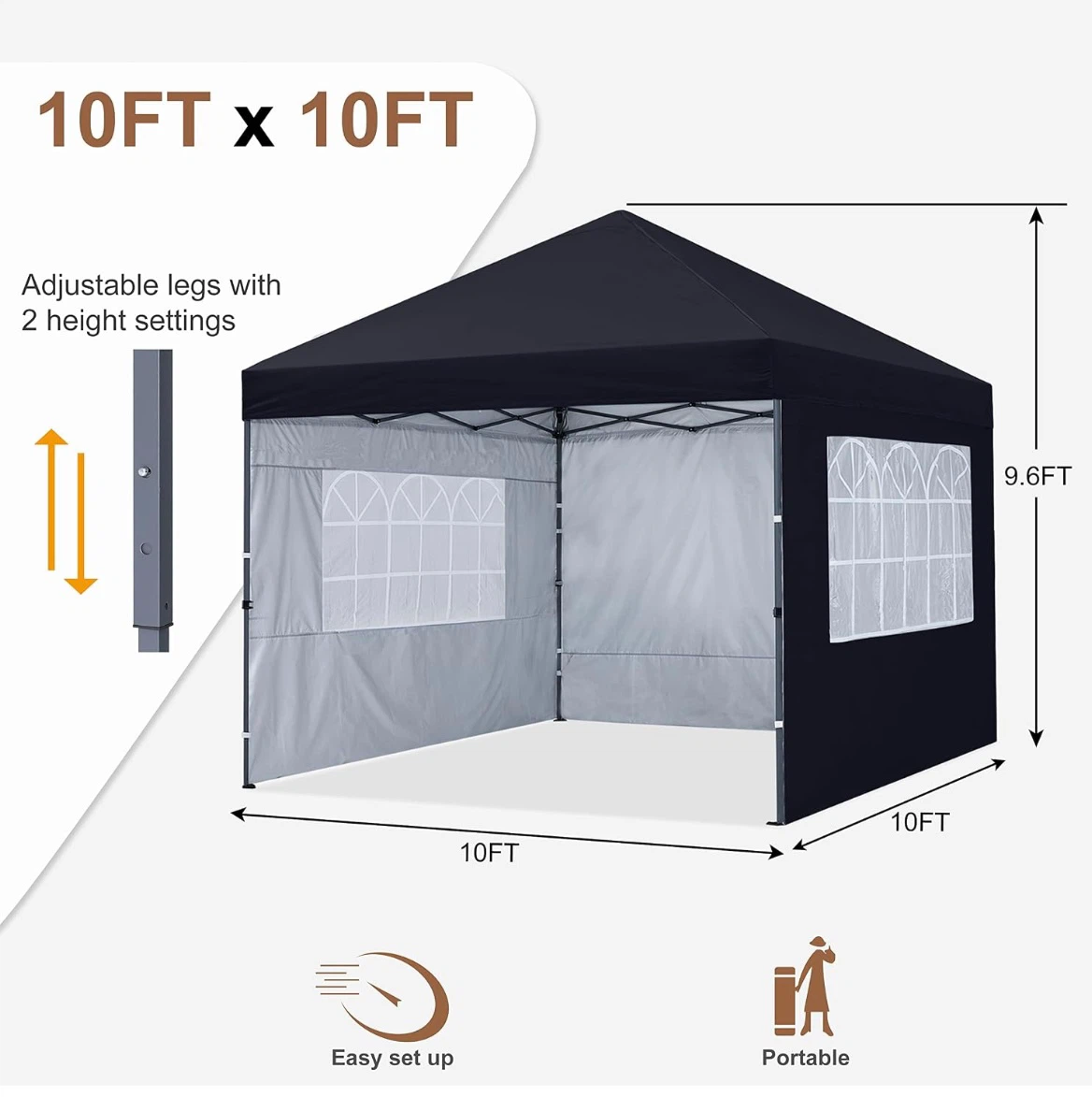 Master Canopy 10ft x 10ft Pop-Up Canopy Tent - photo 4
