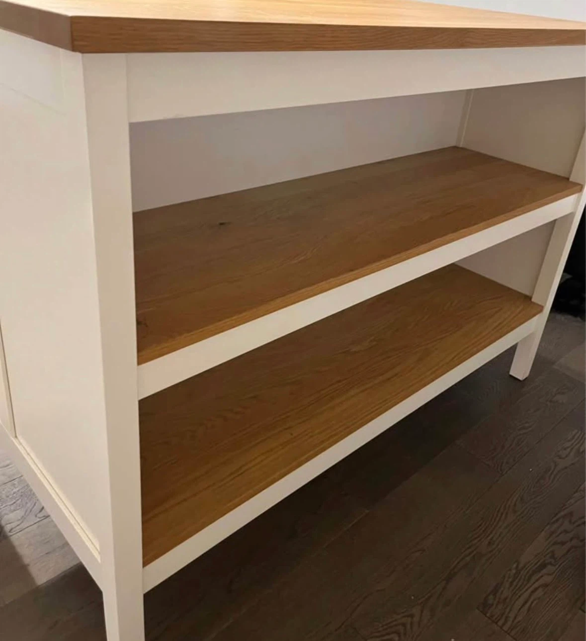 White and Wood Kitchen Island - photo 4