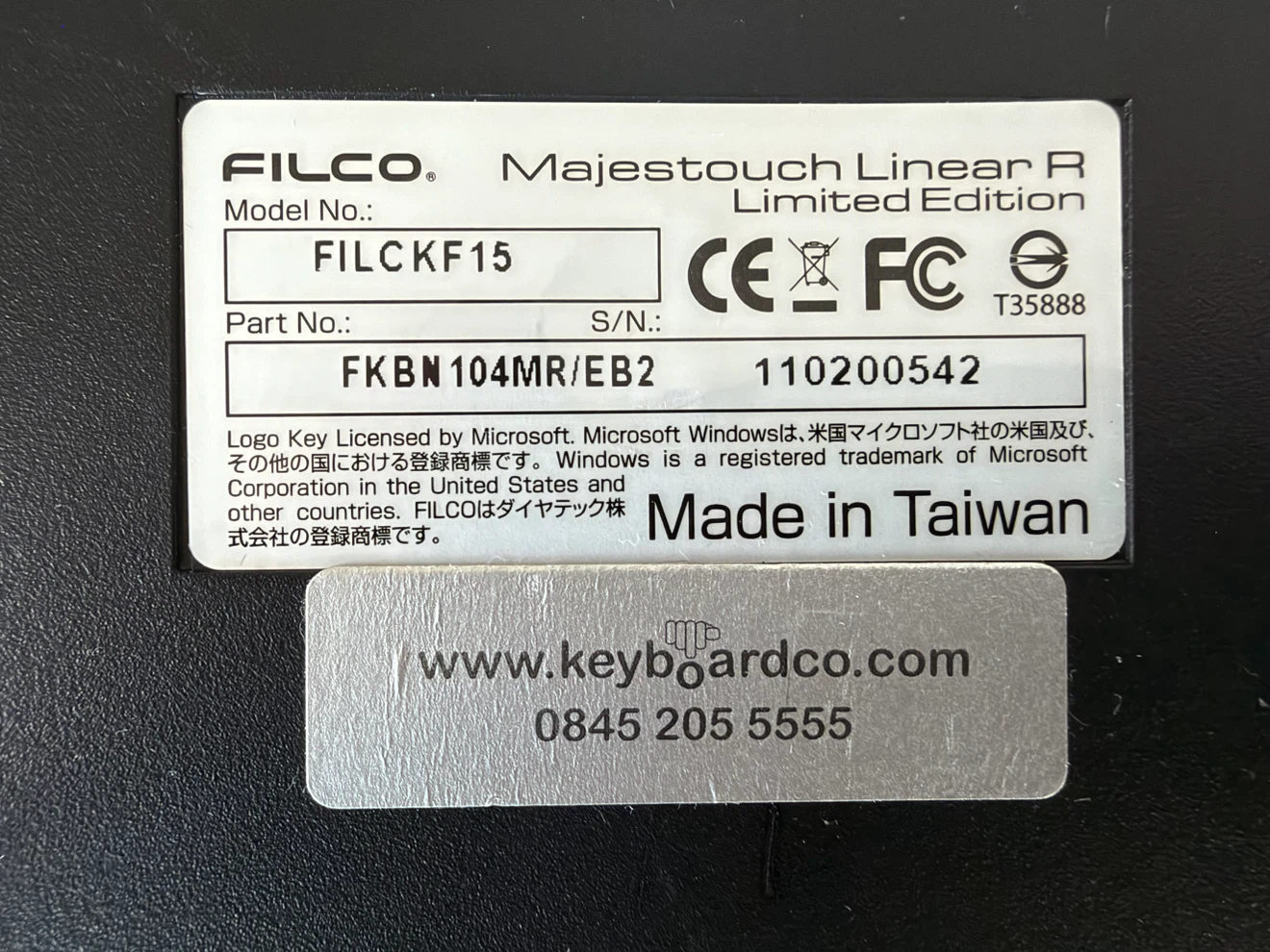 Filco Majestouch Linear R Limited Edition Keyboard - photo 2