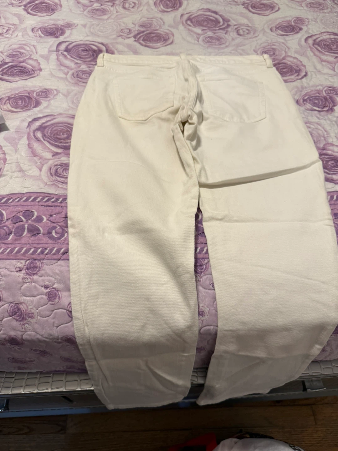 Gap Girlfriend White Jeans Size 28R - photo 4