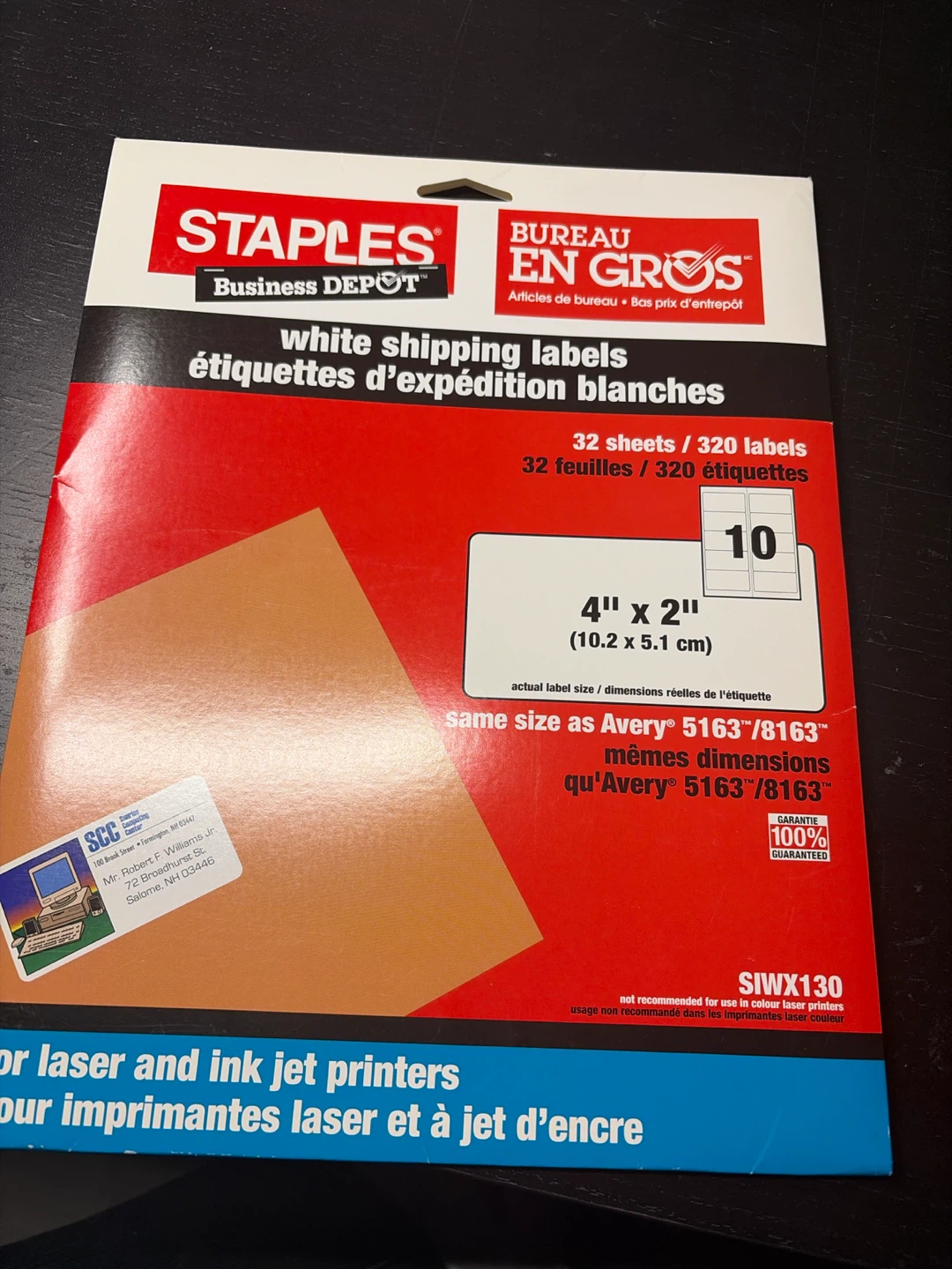 White blank sticky labels - photo 4