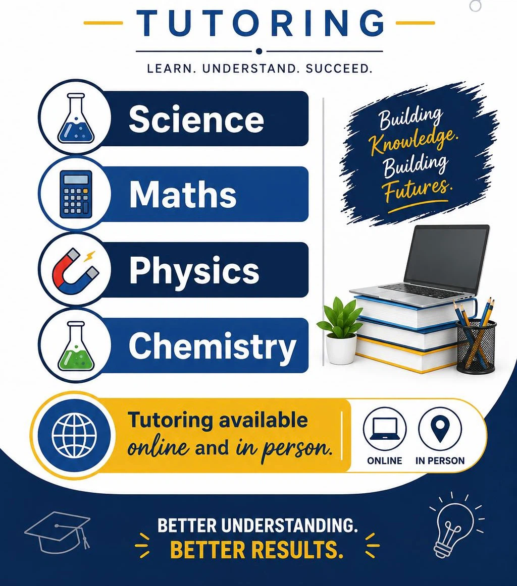 Mathematics and Science tutoring