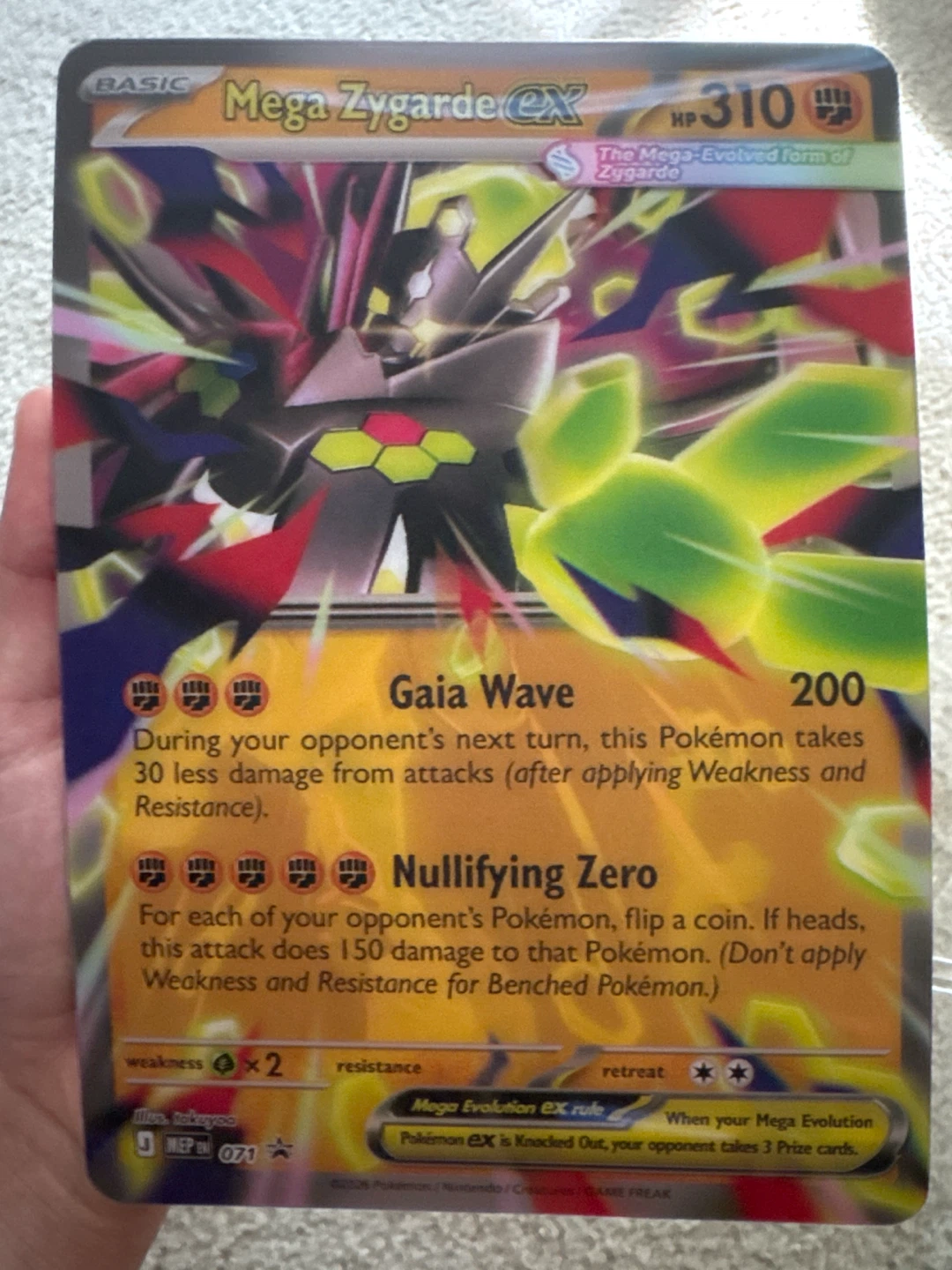 Jumbo and regular mega zygarde ex promos - photo 2