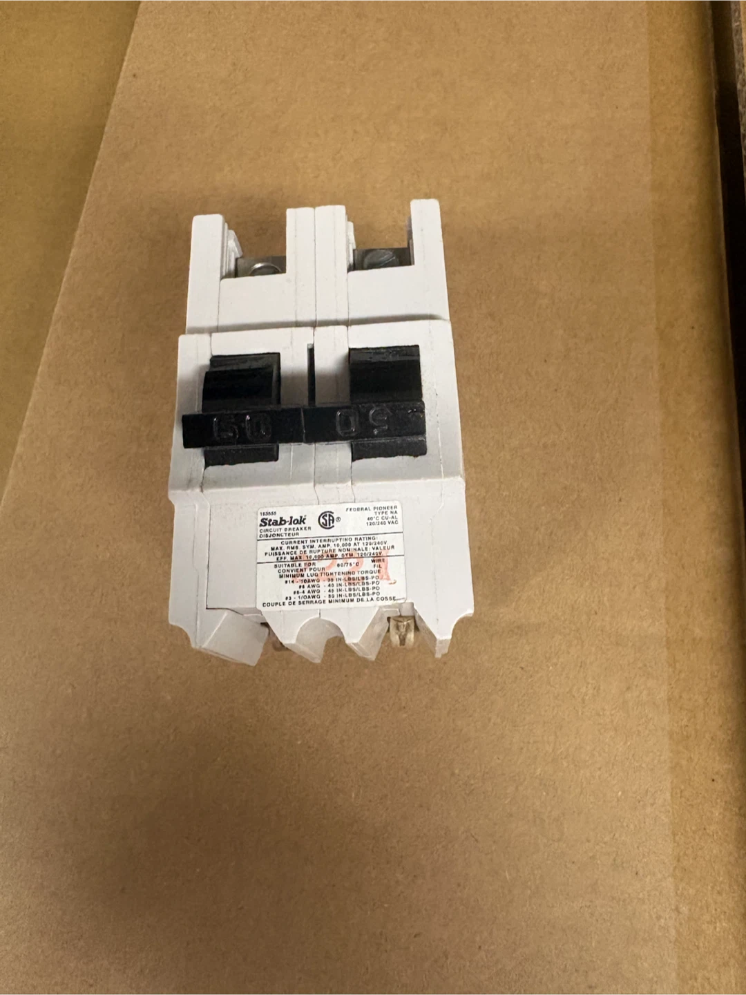 Stab-Lok Circuit Breaker - photo 2