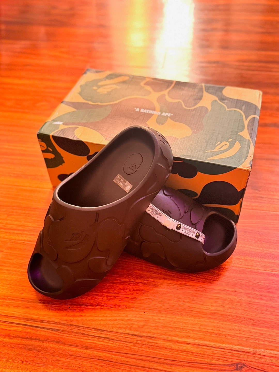 Bape Black Camo Slides - photo 2