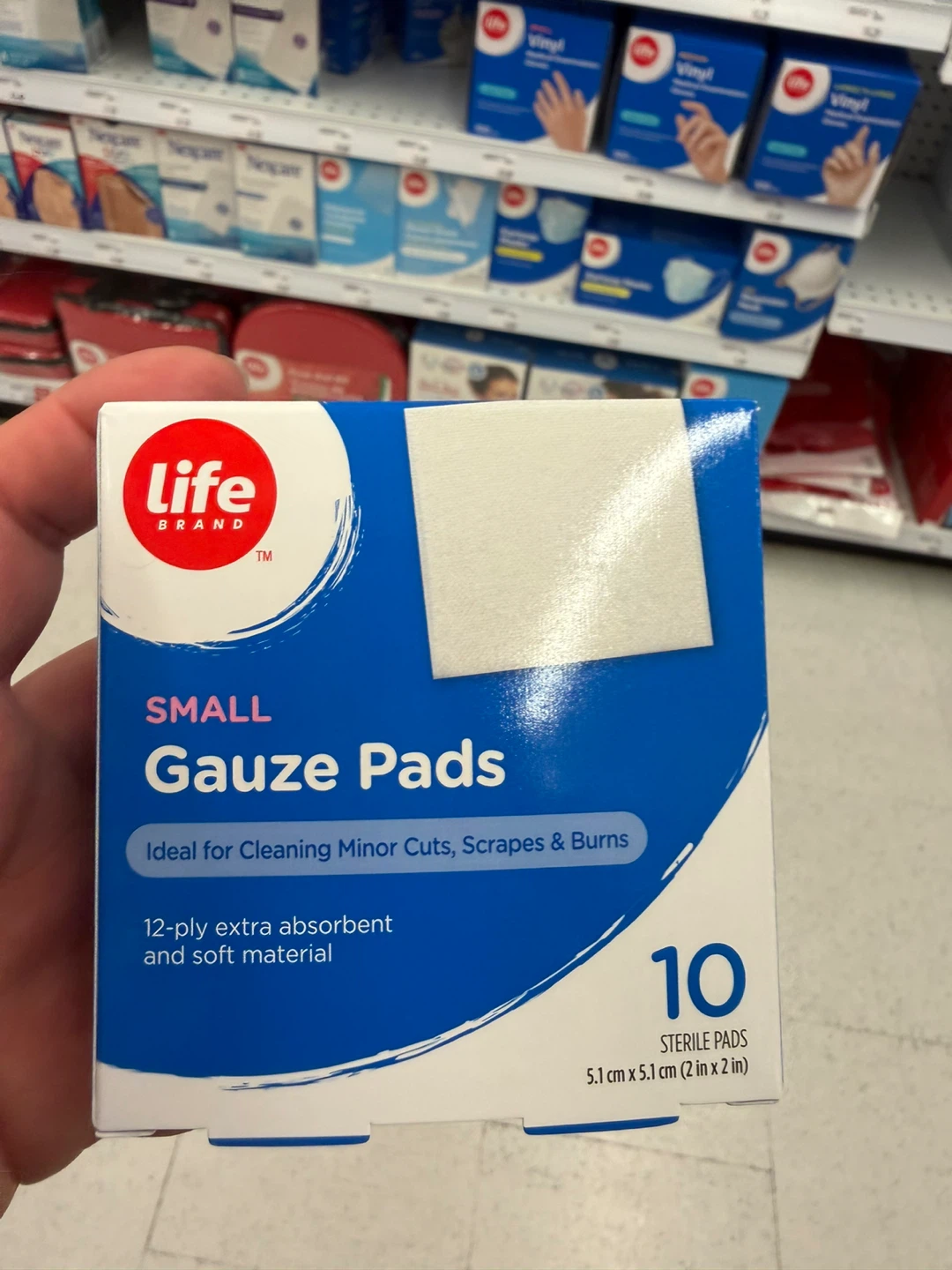 Life Brand Small Gauze Pads - 10 Count