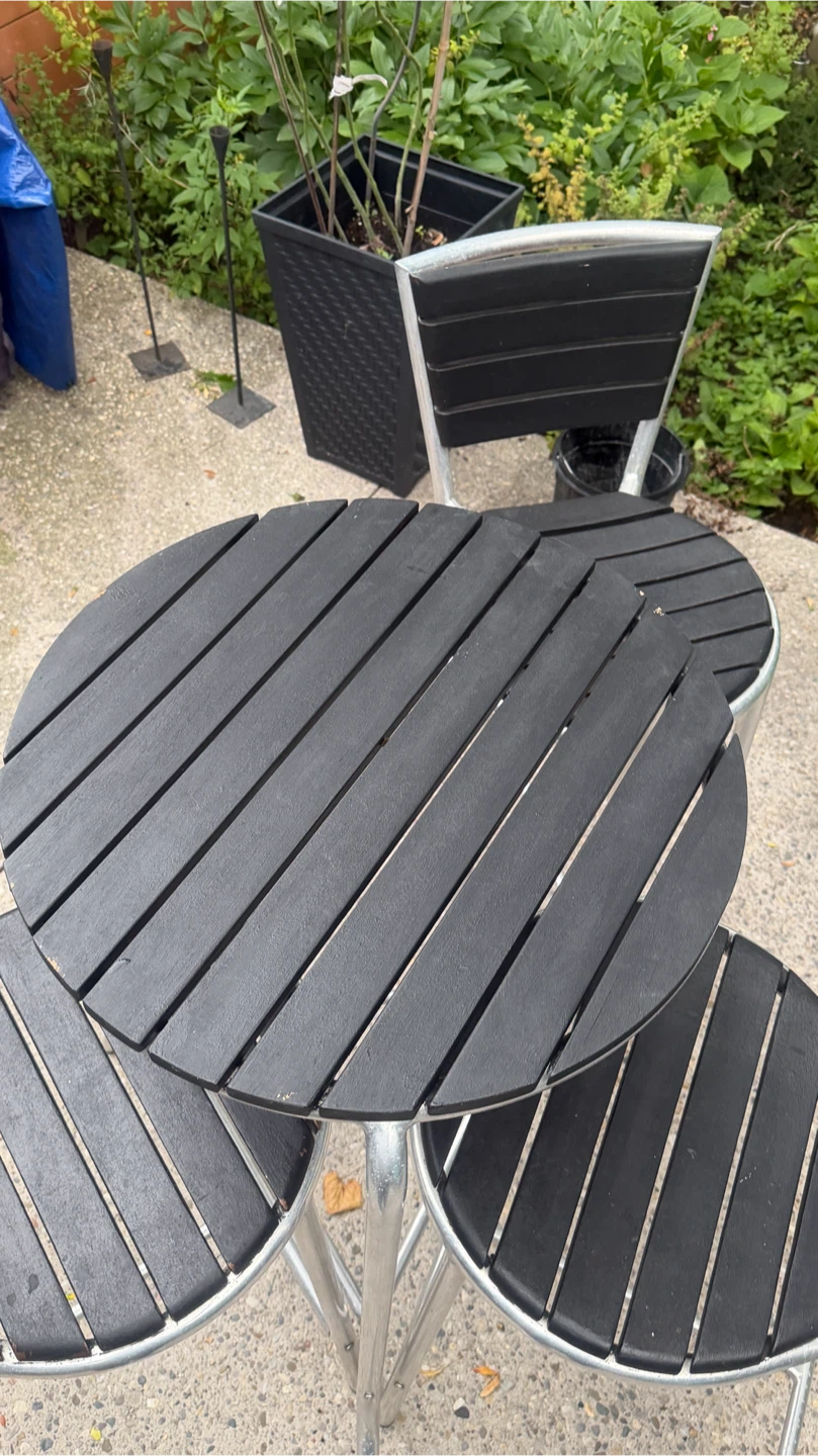 Outdoor bistro set for 3 - photo 2