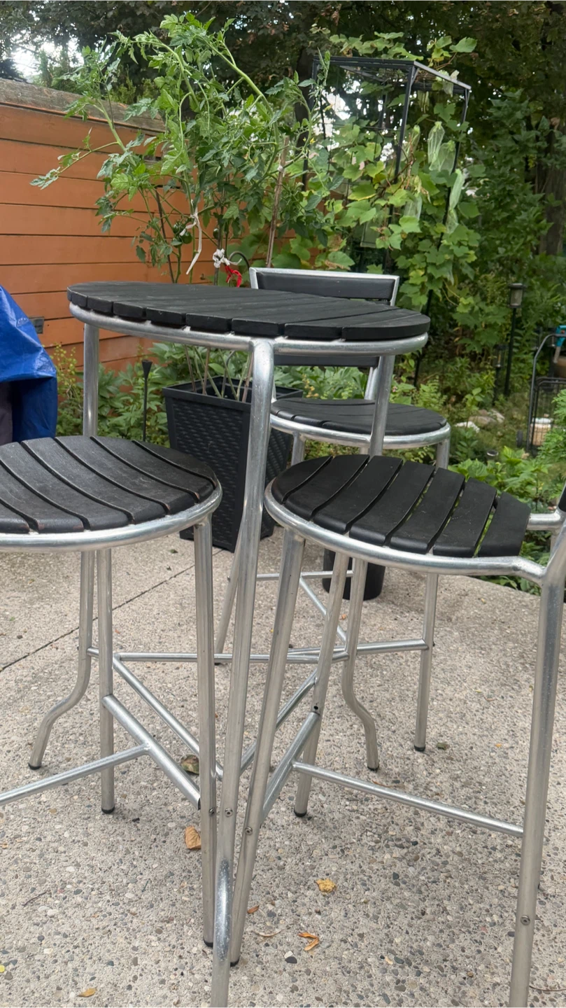 Outdoor bistro set for 3 - photo 4