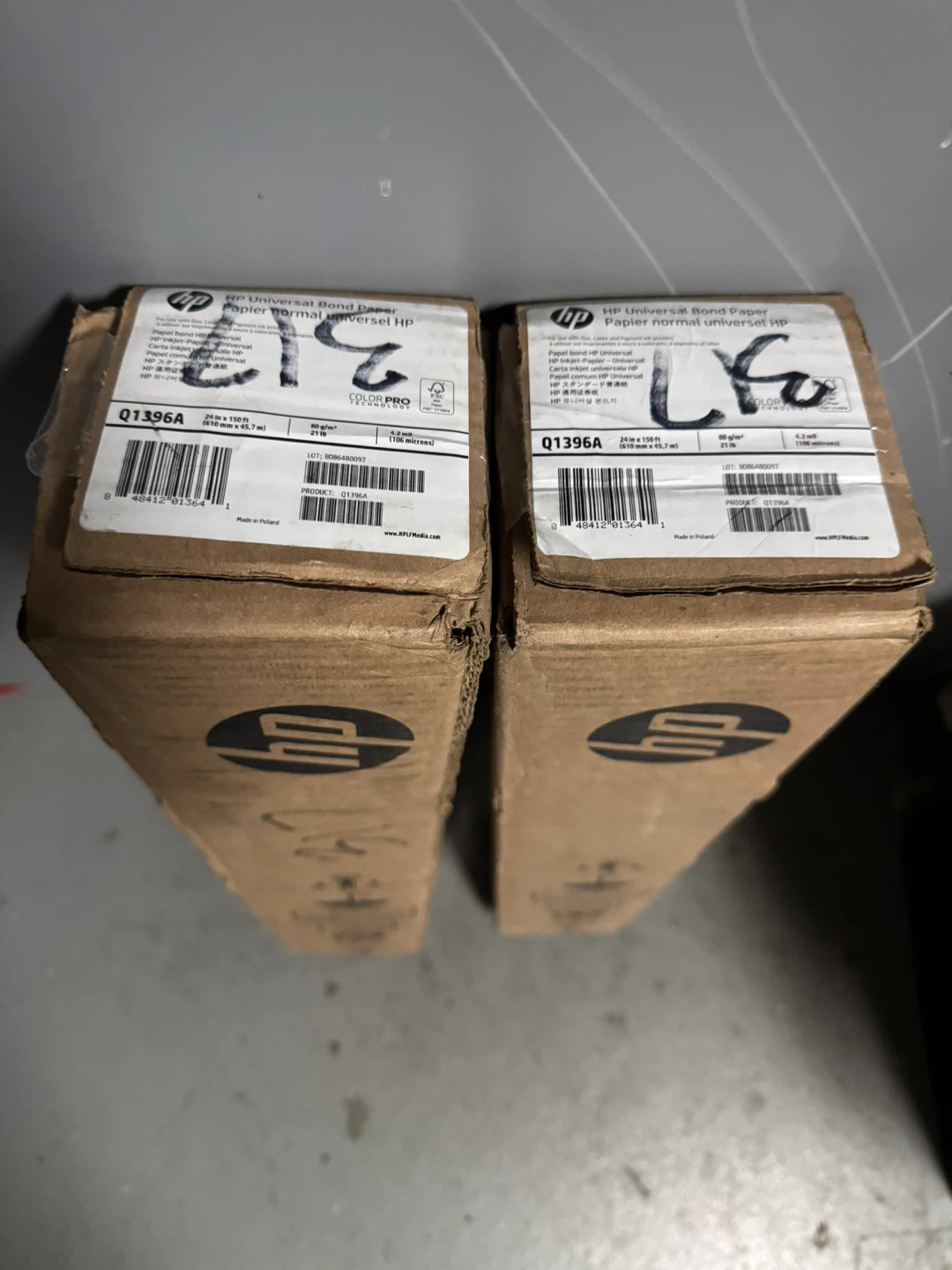 HP Universal Bond Paper Roll Q1396A - photo 2