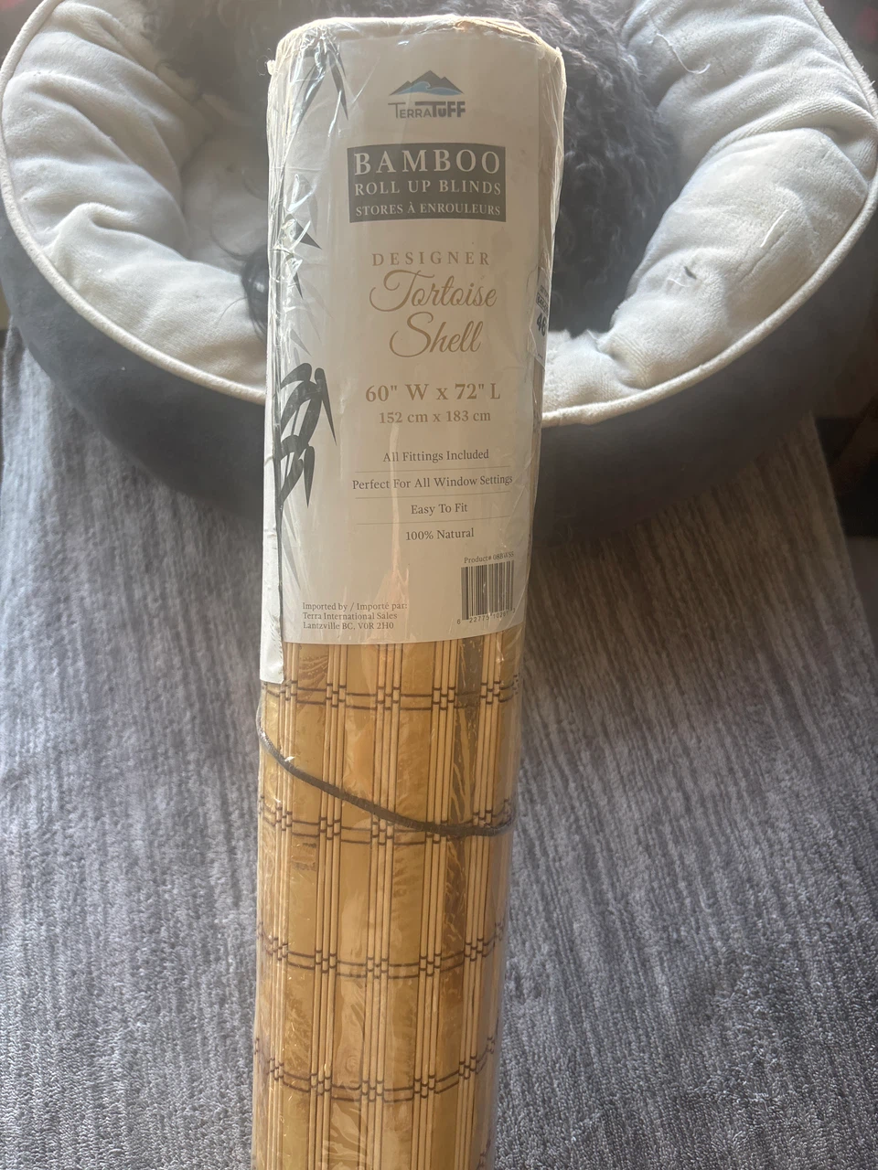 Bamboo roll up blind