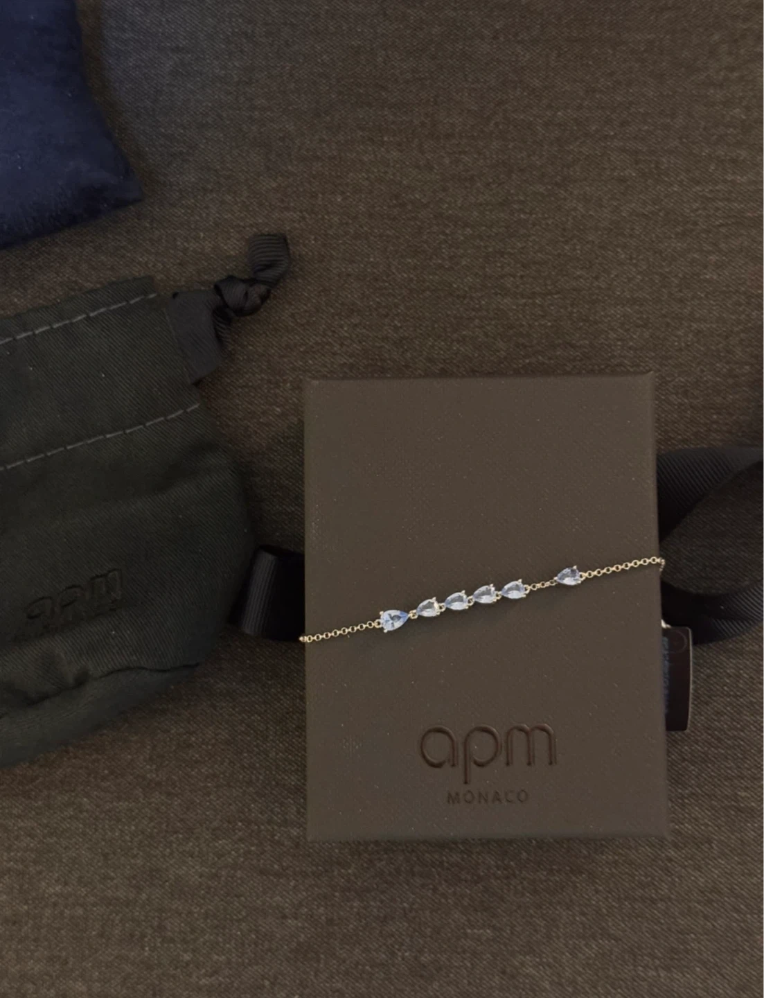 Brand new apm Bracelet with Blue Stones - photo 2