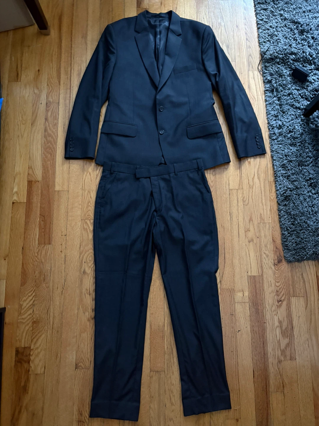 Men's Dark Gray Suit