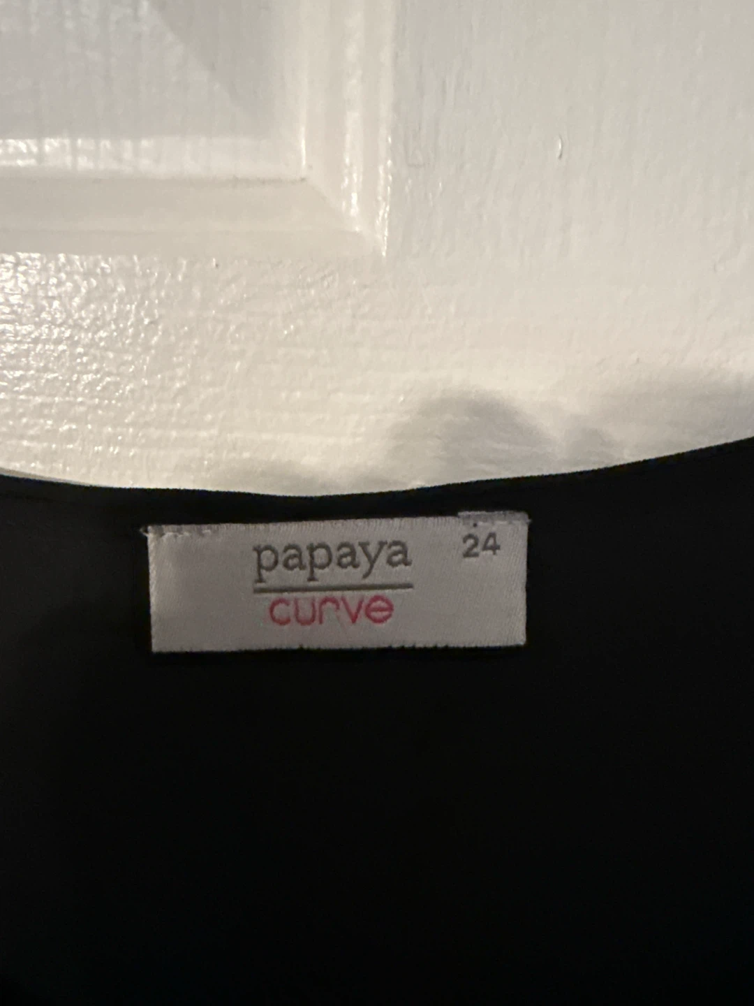 Papaya Curve Black Cold Shoulder Top - photo 3
