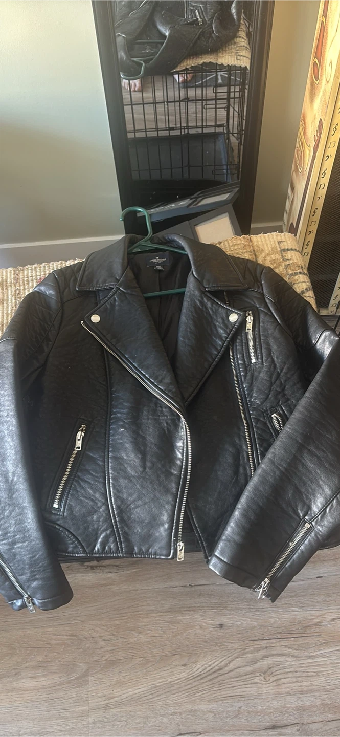 American Eagle leather jacket