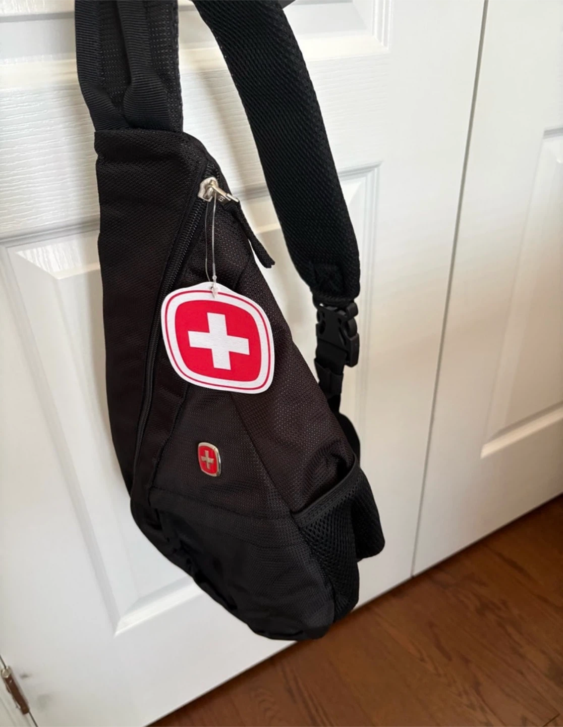 Swiss Gear Black Mono Sling Bag