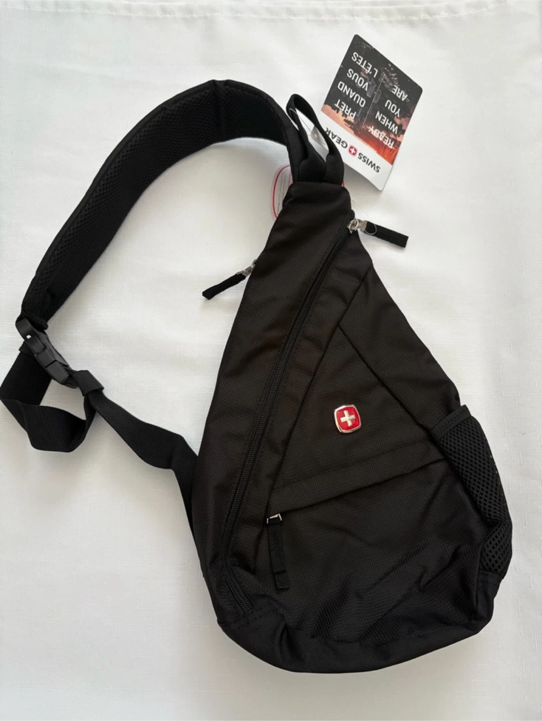 Swiss Gear Black Mono Sling Bag - photo 2