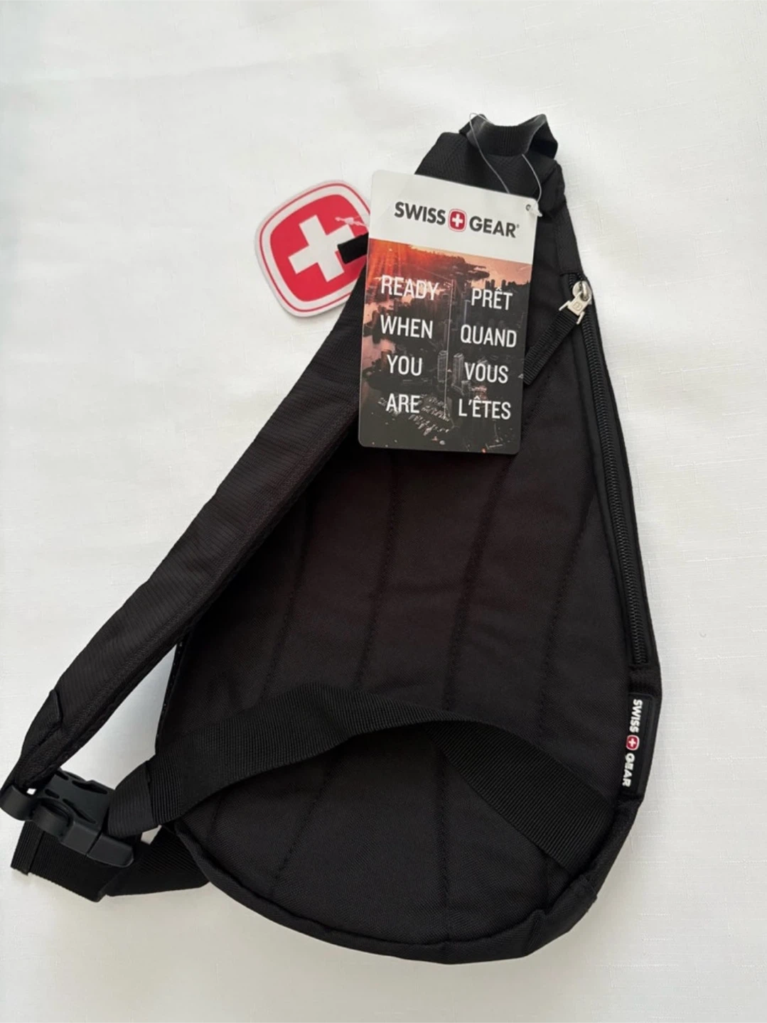 Swiss Gear Black Mono Sling Bag - photo 3