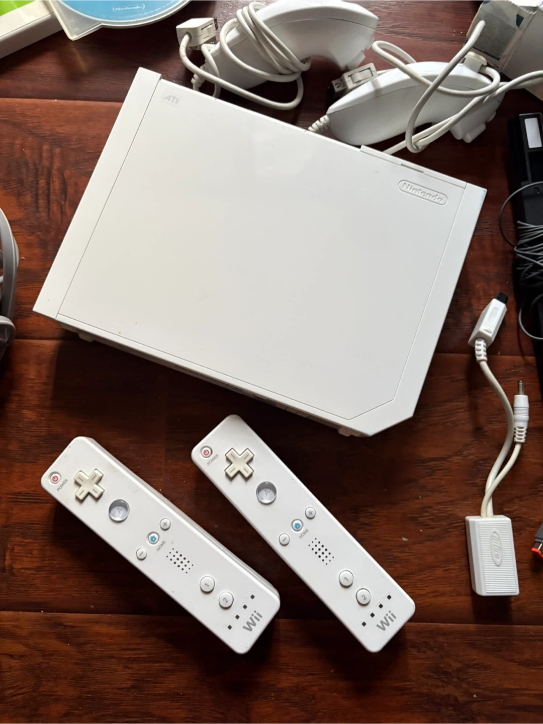Nintendo Wii Console CIB + games tested working - photo 5